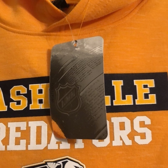 NHL Nashville Predators Pullover Hoodie Size Various NWT - Picture 3 of 5